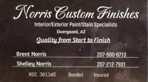 Norris Custom Finishes logo